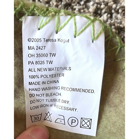 Teresa Kogut Teddy Bear Fleece Blanket The Greatest Gift Throw 53 x 64 Friends - Picture 4 of 8